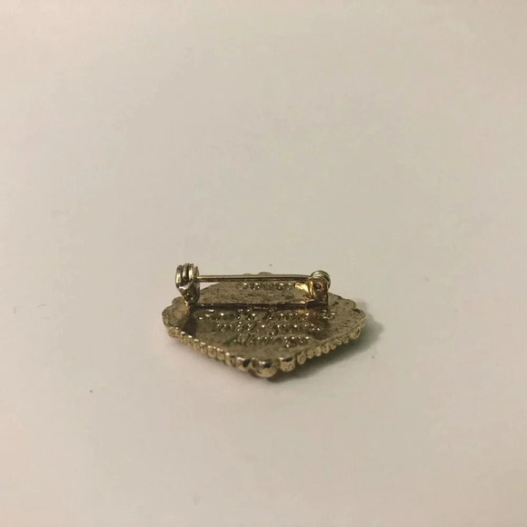 Vintage Camco Gods Love is with you  Always Roses Blessings Brooch Pin - Picture 13 of 14